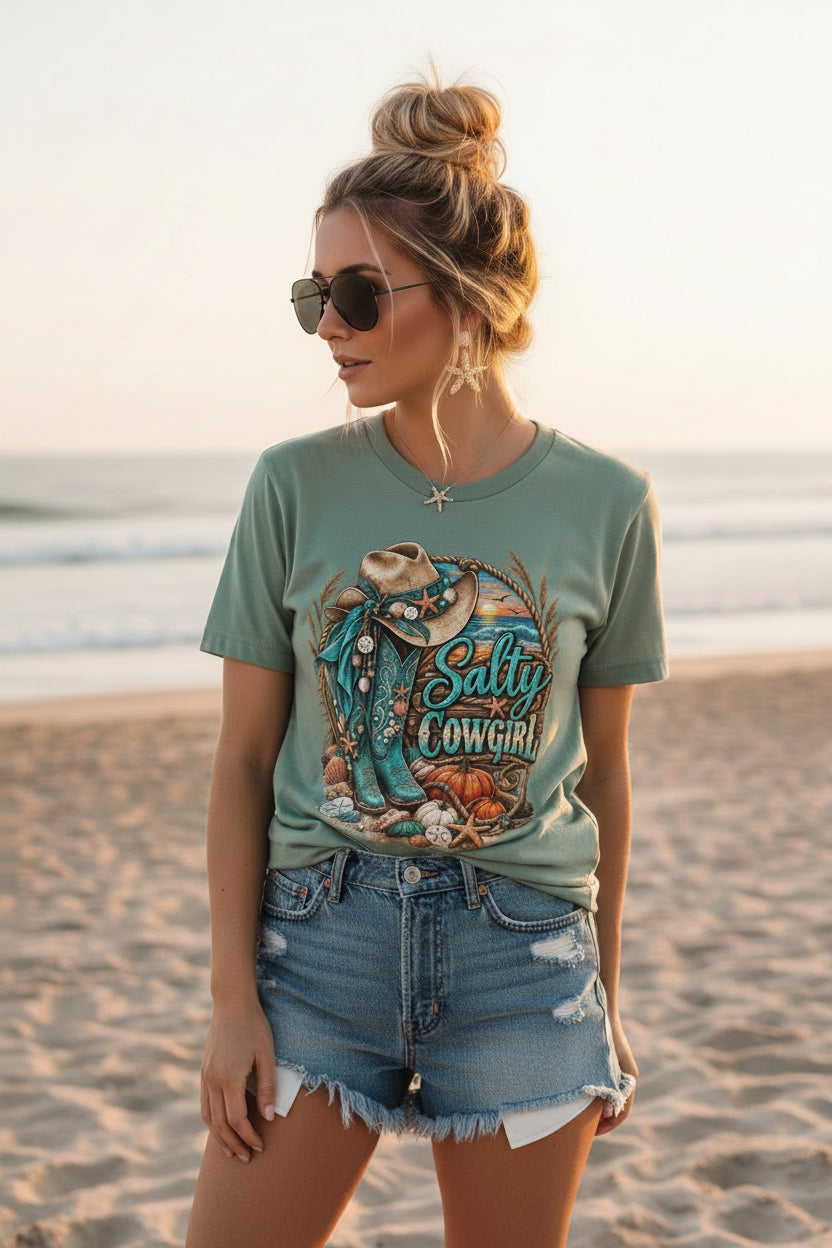 Women's "Salty Cowgirl" T-Shirt