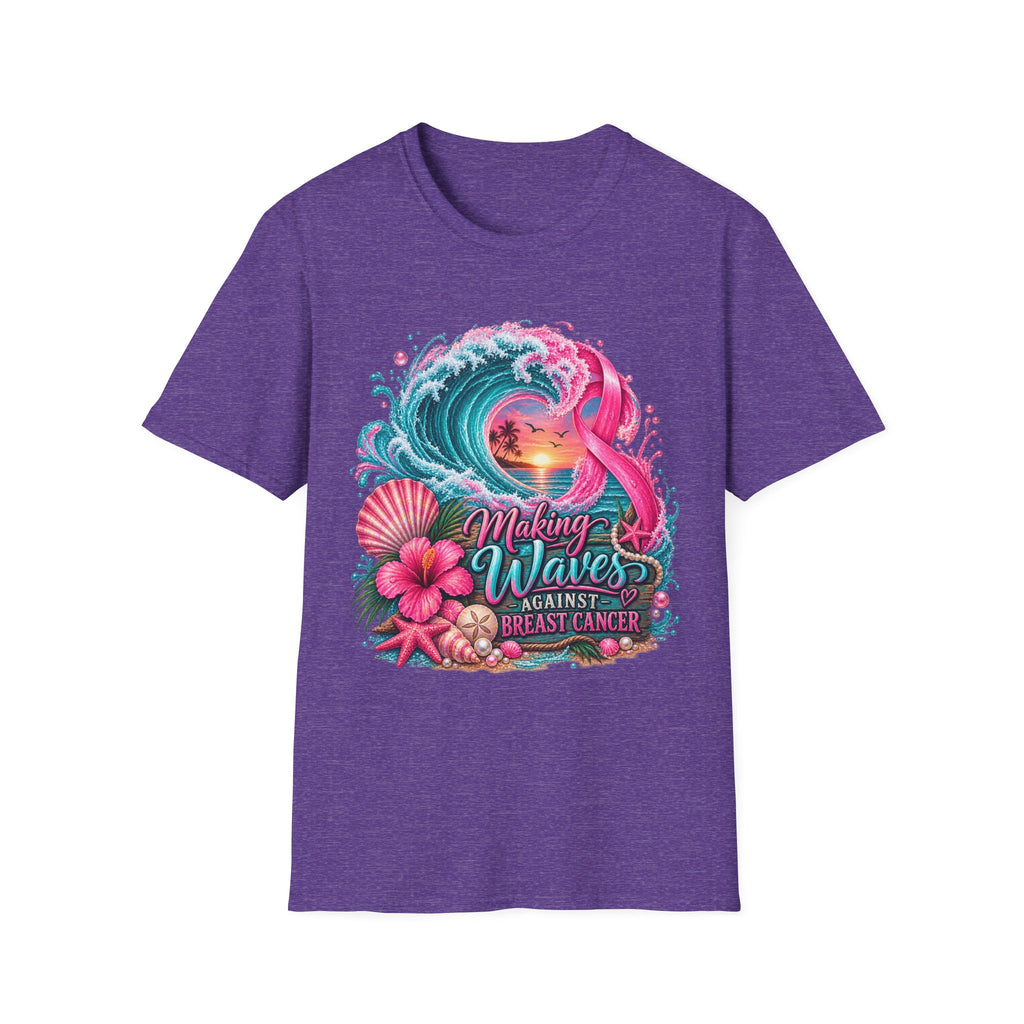 "Making Waves against Breast Cancer" Graphic T-Shirt