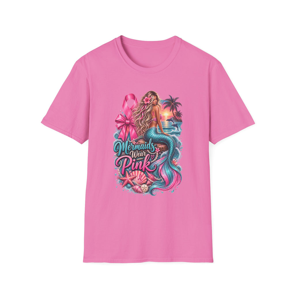 "Mermaids Wear Pink" Graphic T-Shirt