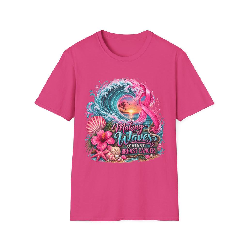 "Making Waves against Breast Cancer" Graphic T-Shirt