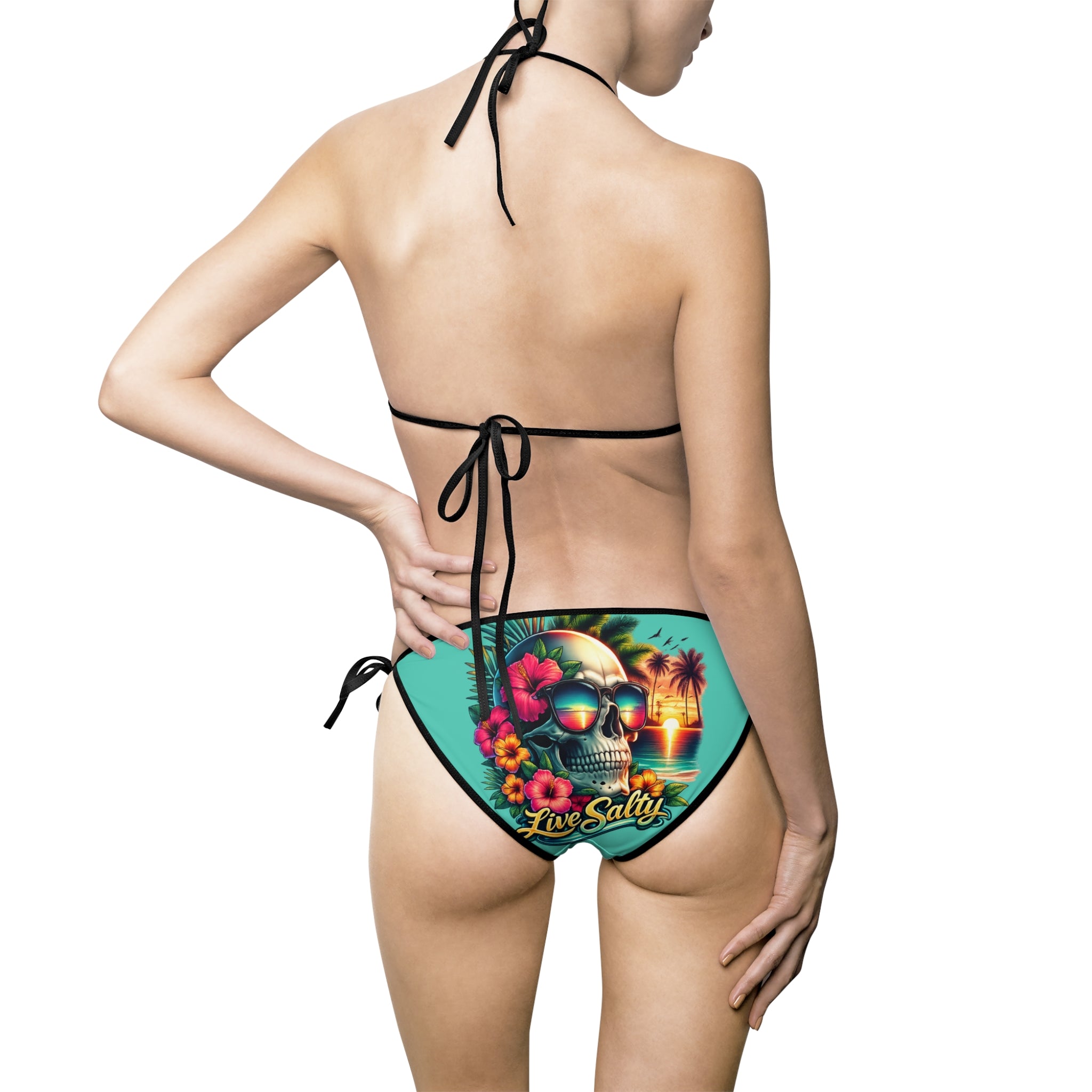 Women's Skull Live Salty Bikini