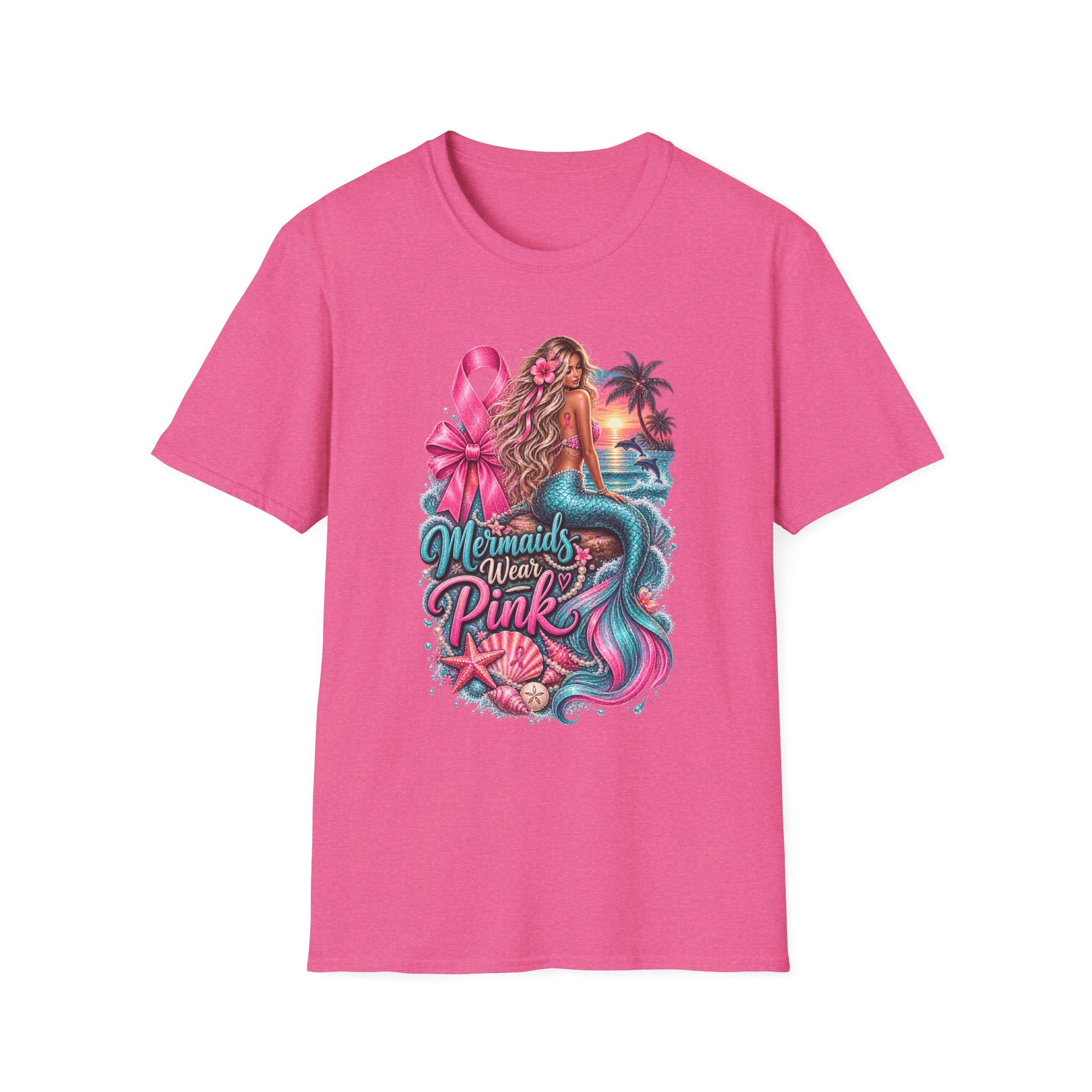 "Mermaids Wear Pink" Graphic T-Shirt