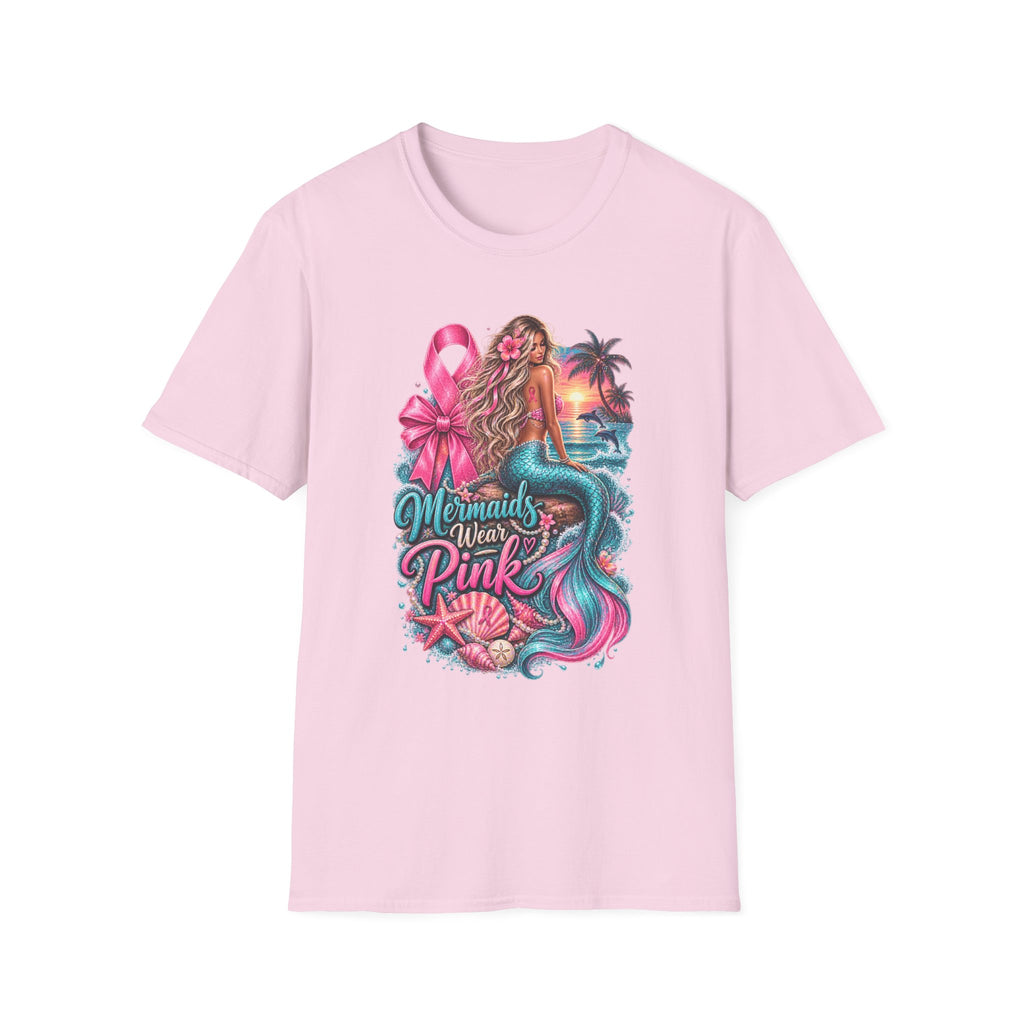 "Mermaids Wear Pink" Graphic T-Shirt