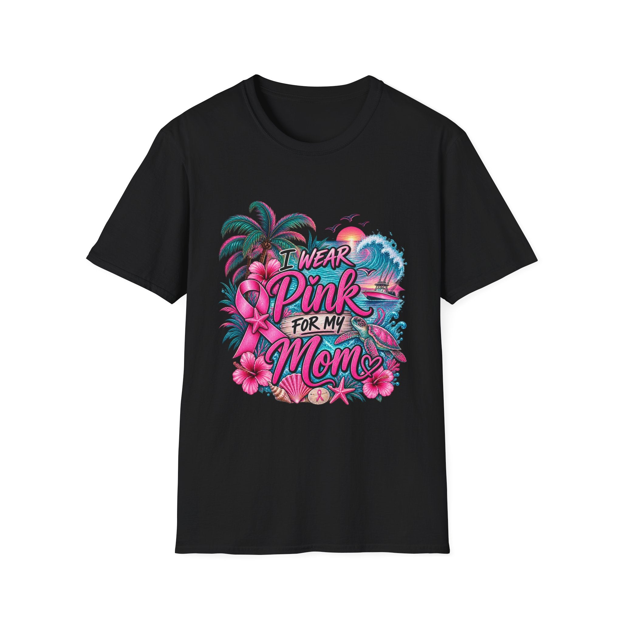 "I Wear Pink for My Mom" Graphic T- Shirt