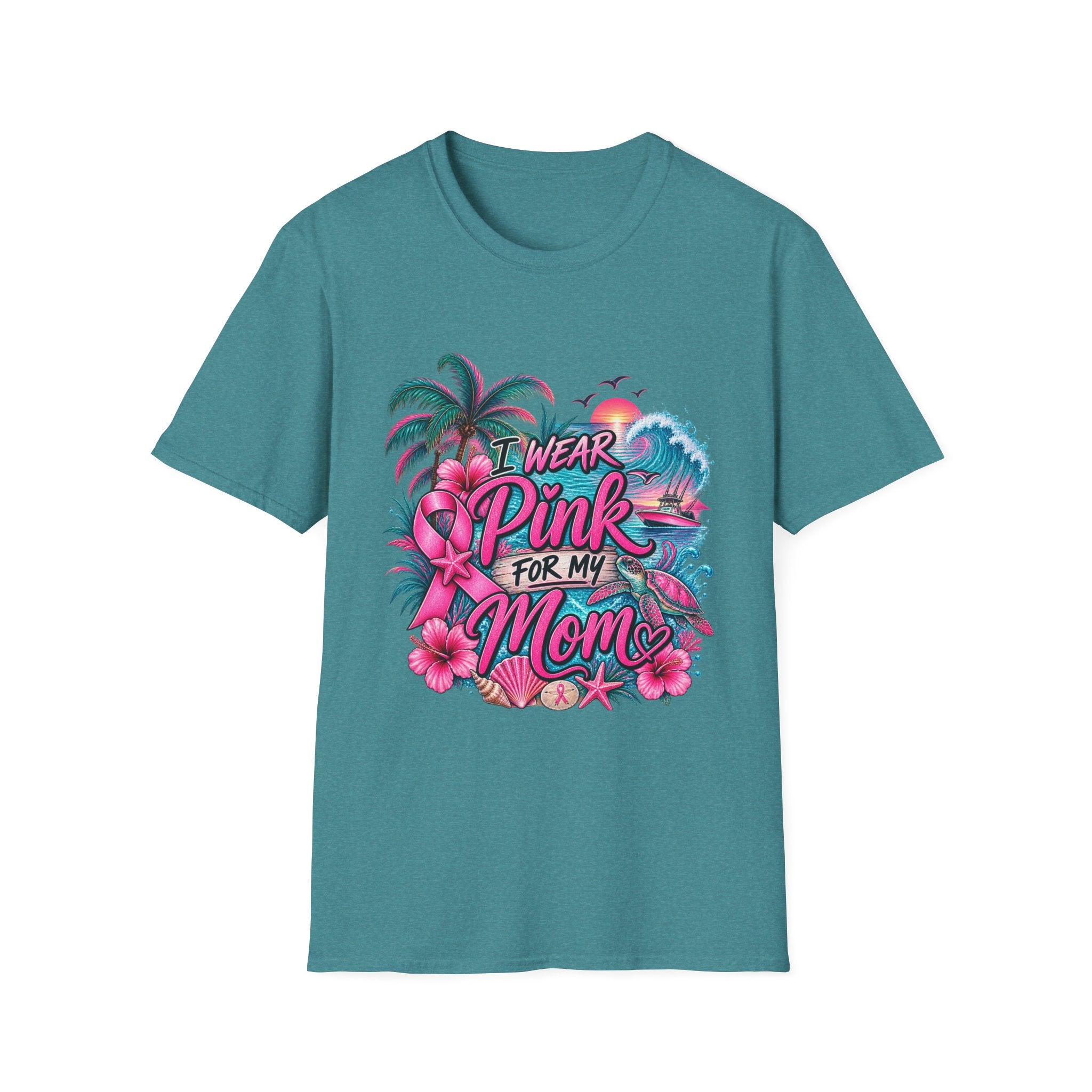 "I Wear Pink for My Mom" Graphic T- Shirt