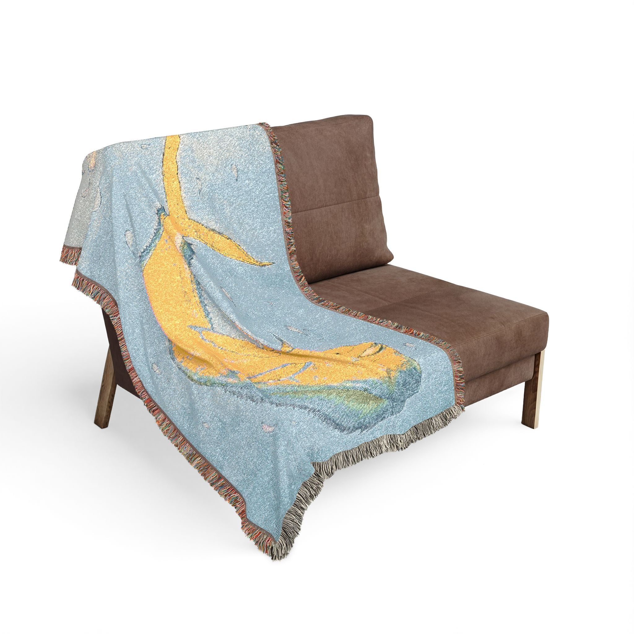 Woven Mahi Graphic Throw Blanket