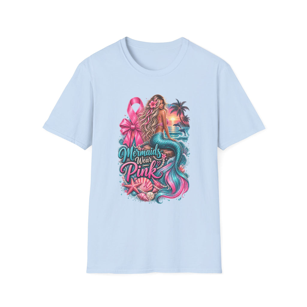 "Mermaids Wear Pink" Graphic T-Shirt