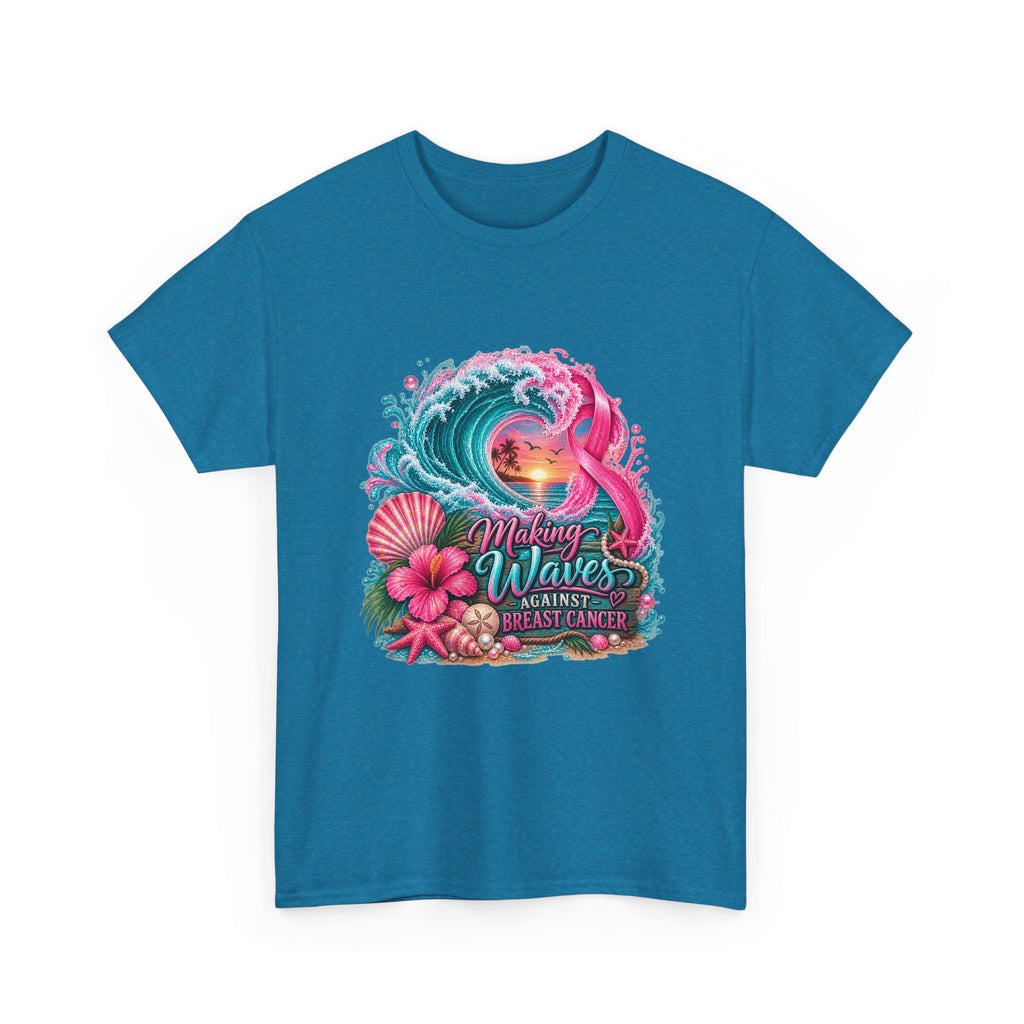 "Making Waves Against Breast Cancer" Graphic T-Shirt