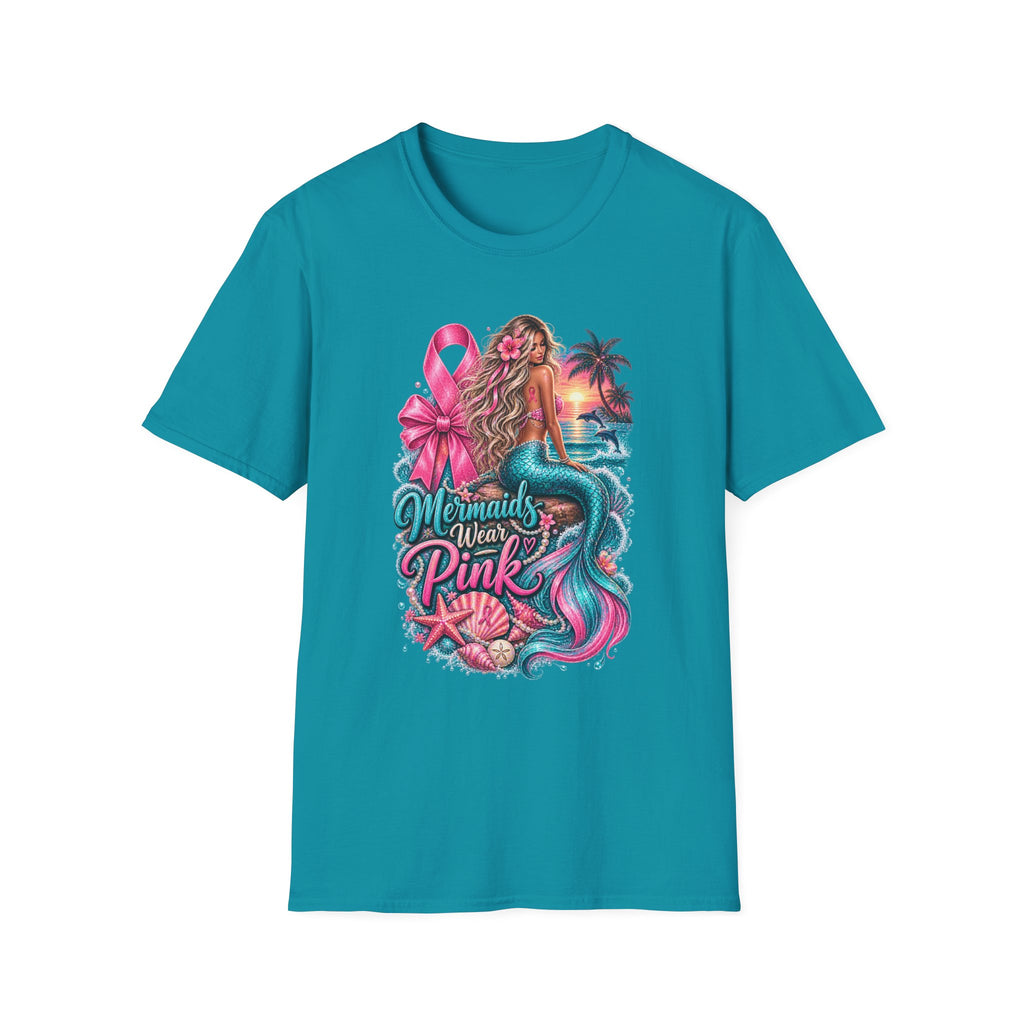"Mermaids Wear Pink" Graphic T-Shirt