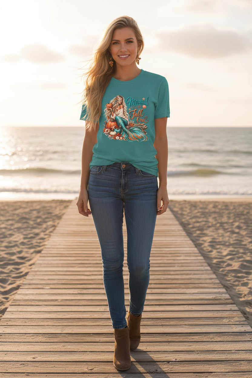 Women's "Mermaid in her Fall Era" T-Shirt