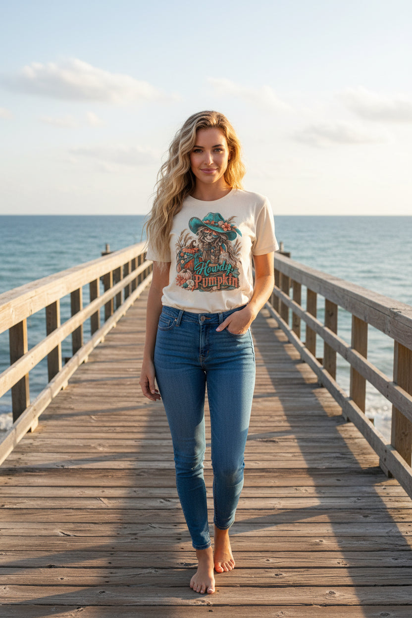 Women's "Howdy, Pumpkin" T-Shirt