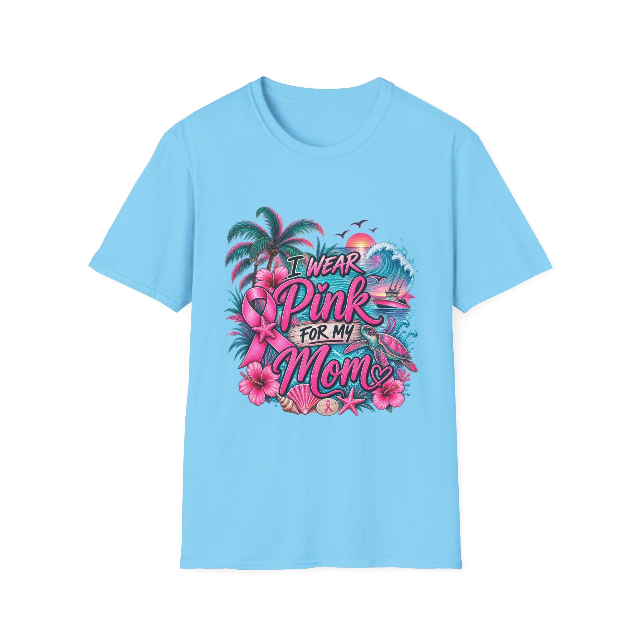 "I Wear Pink for My Mom" Graphic T- Shirt