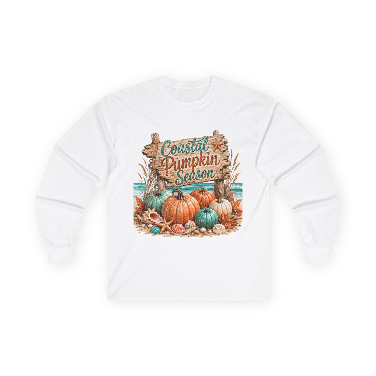 Women's "Coastal Pumpkin Season" Long Sleeve