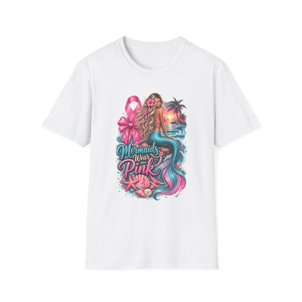 "Mermaids Wear Pink" Graphic T-Shirt
