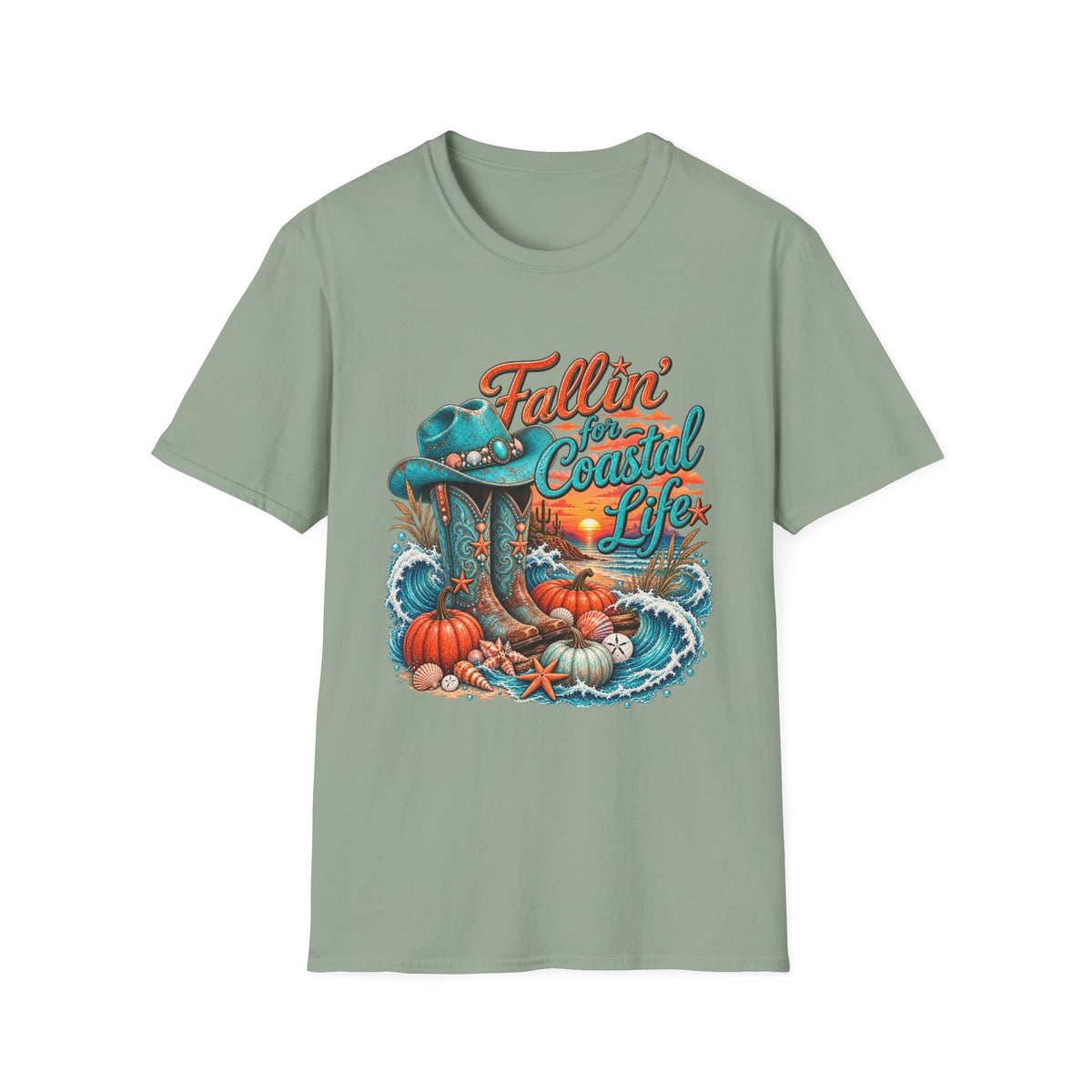 Women's “Fallin’ for Coastal Life” T-Shirt
