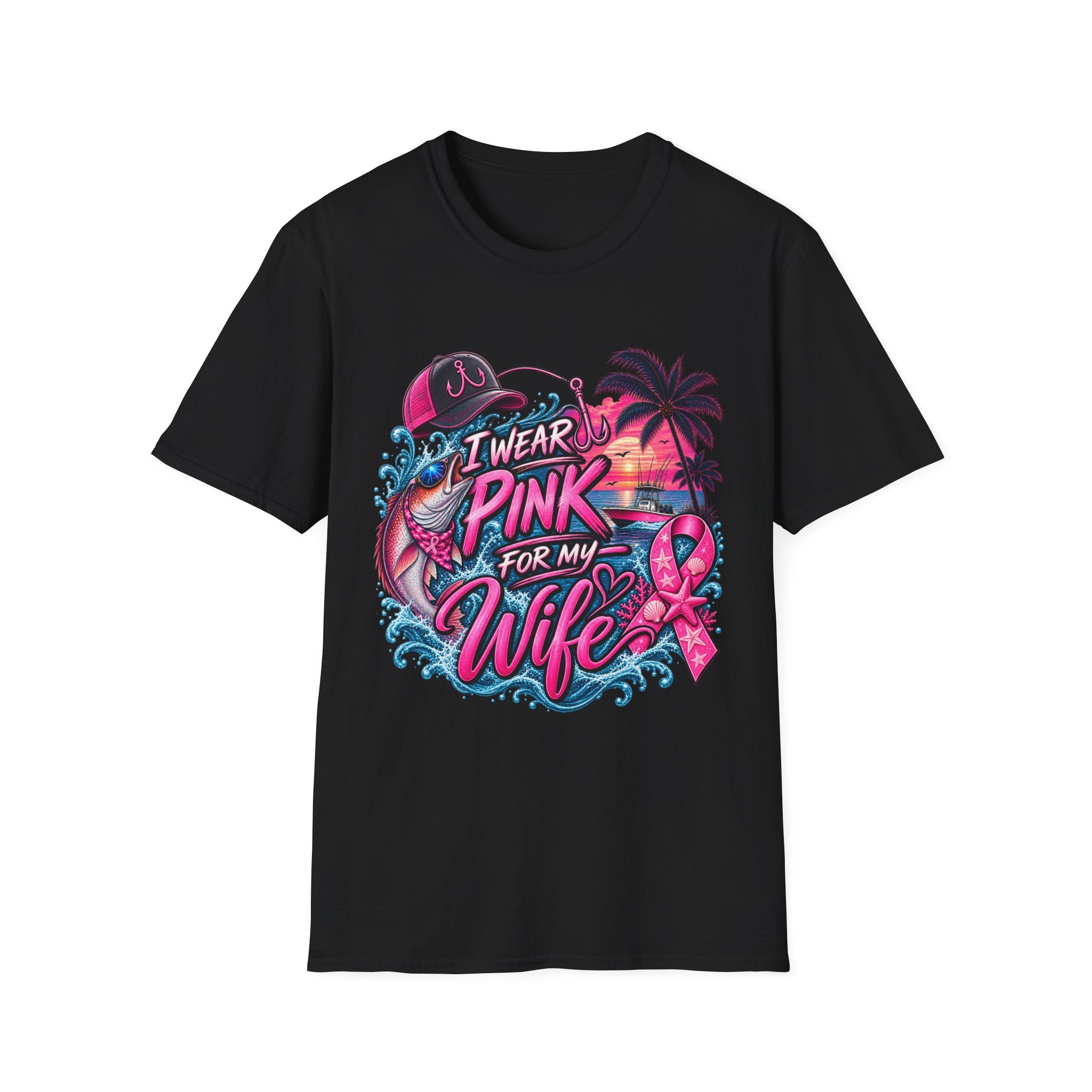 "I Wear Pink for my Wife" Graphic T-Shirt