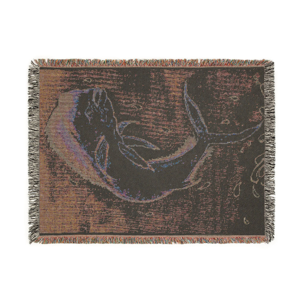 Woven Mahi Graphic Throw Blanket