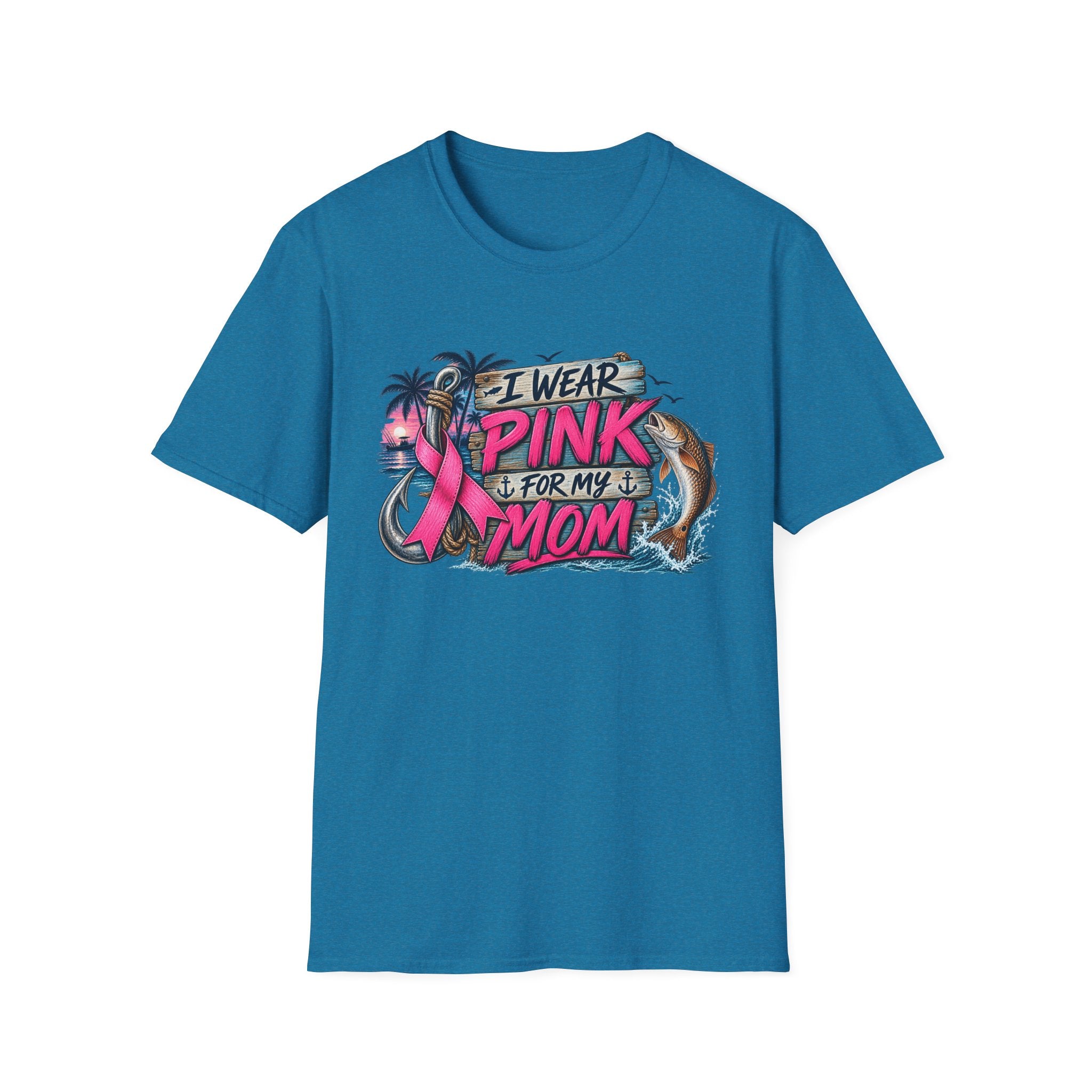 Men/Women's "I Wear Pink For My Mom" Graphic  T‑Shirt