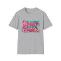 "I Wear Pink For My Mom" Hibiscus Graphic T-Shirt