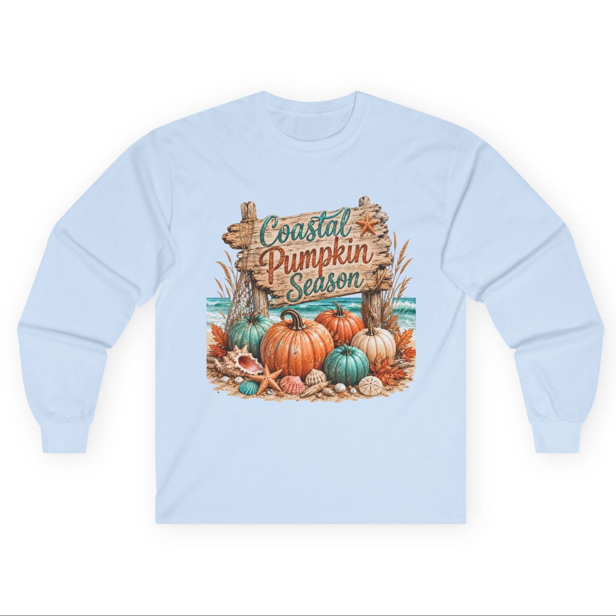 Women's "Coastal Pumpkin Season" Long Sleeve