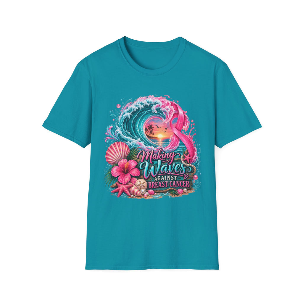 "Making Waves against Breast Cancer" Graphic T-Shirt
