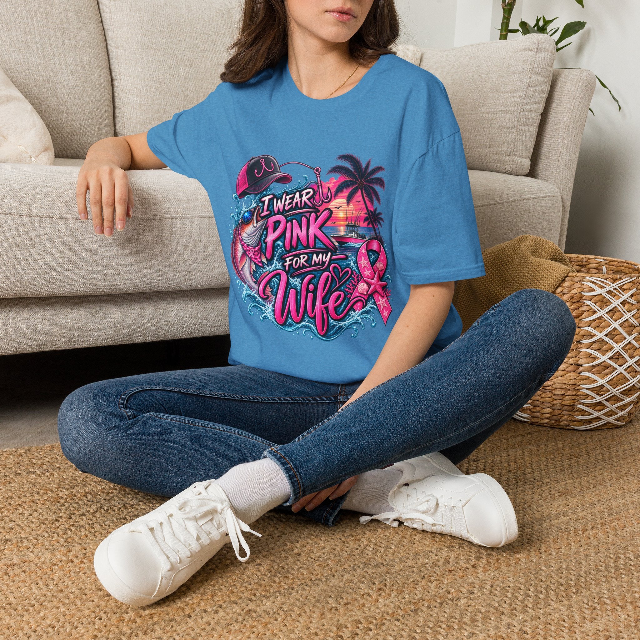 "I wear Pink for my Wife" Graphic T-Shirt