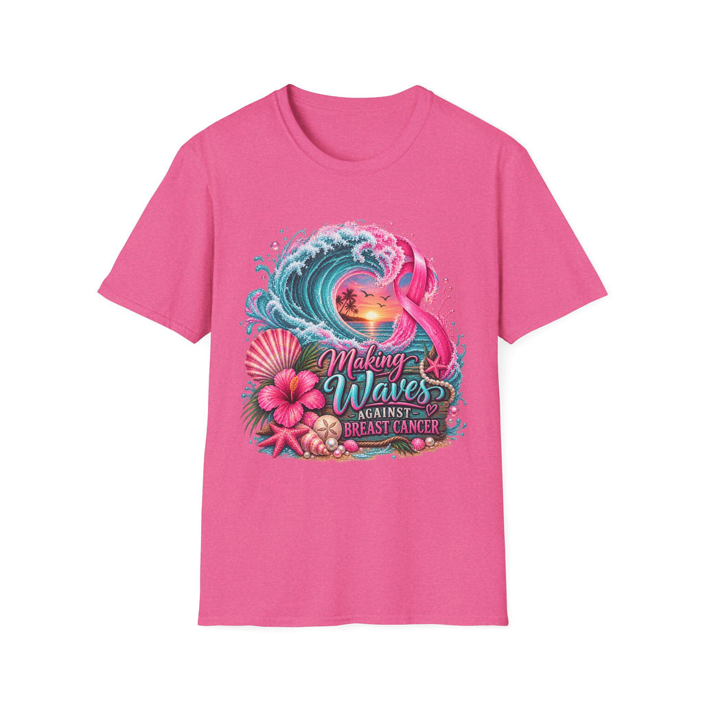 "Making Waves against Breast Cancer" Graphic T-Shirt