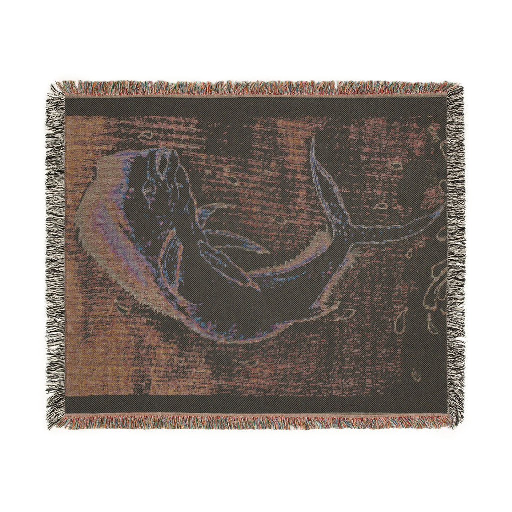 Woven Mahi Graphic Throw Blanket