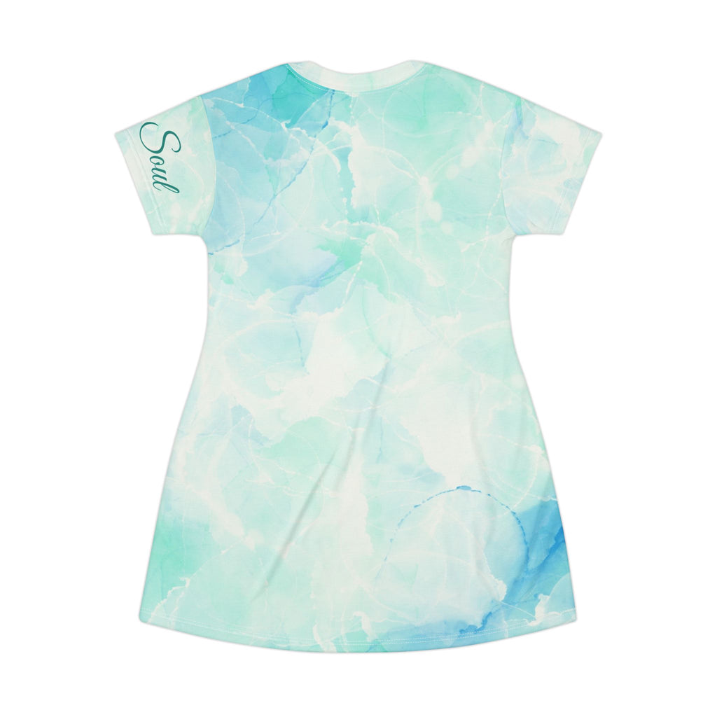 Women's Seashell Pearl T-Shirt Dress