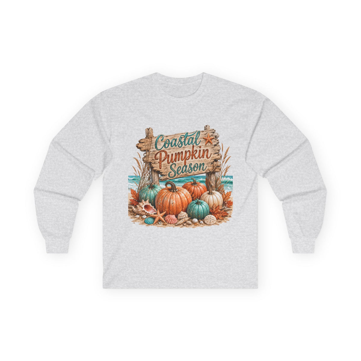 Women's "Coastal Pumpkin Season" Long Sleeve