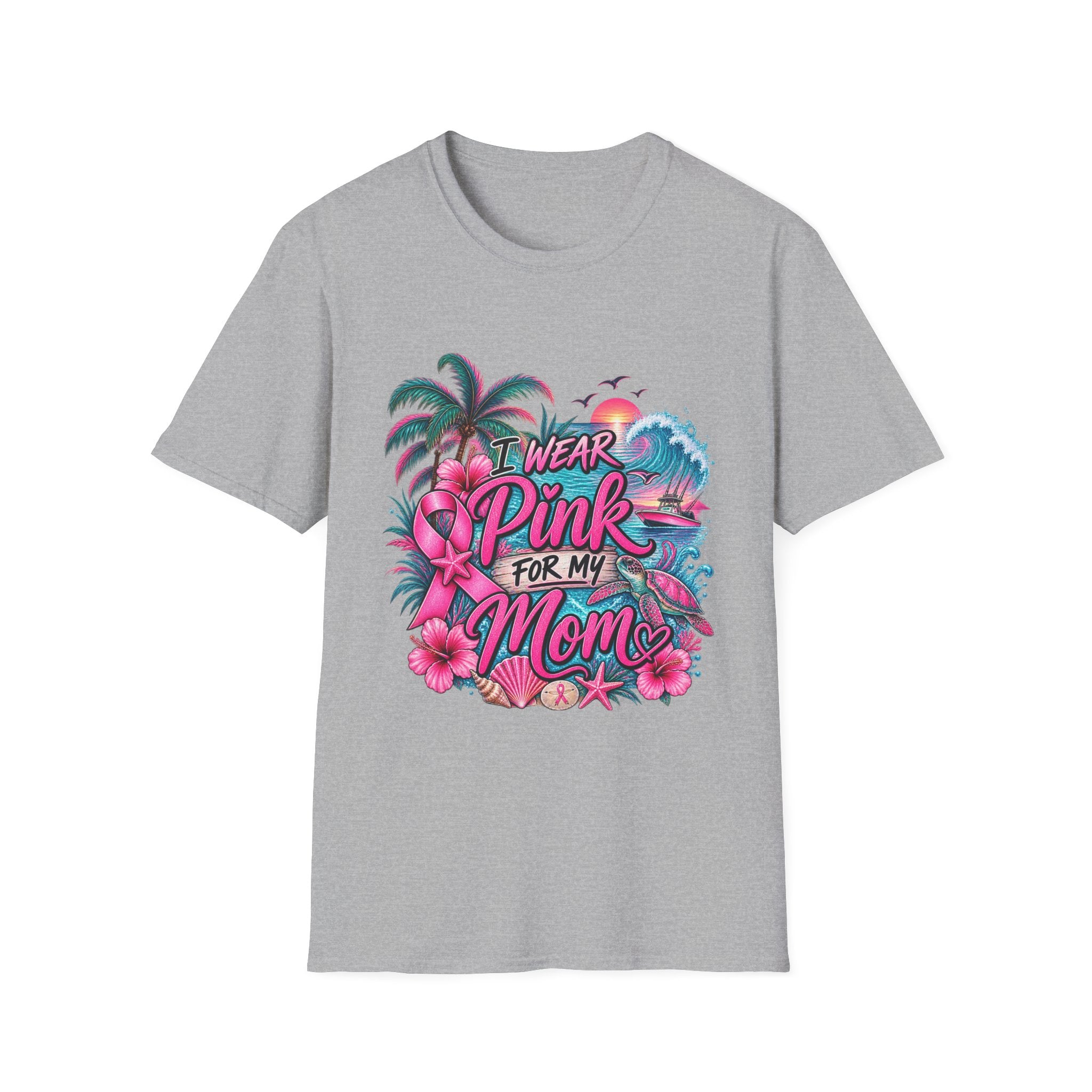 "I Wear Pink for My Mom" Graphic T- Shirt