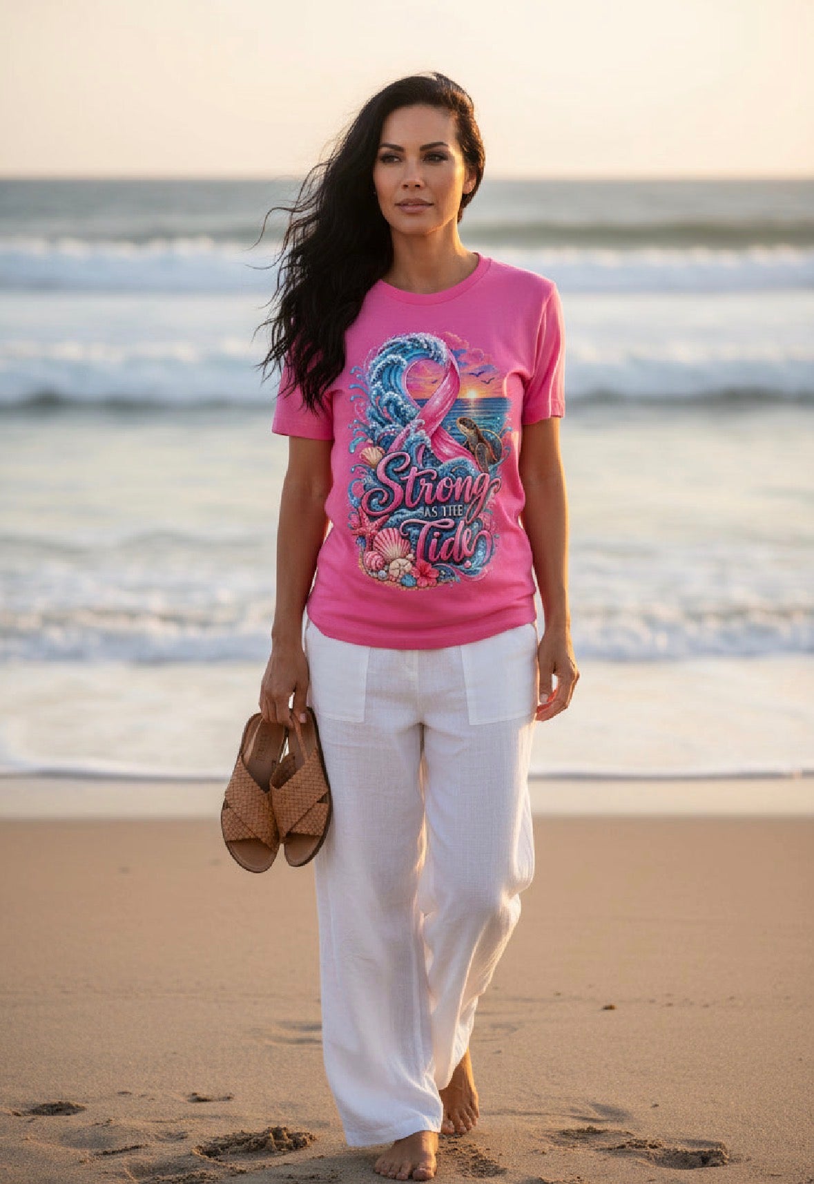 "Strong as the Tide" Graphic T-Shirt