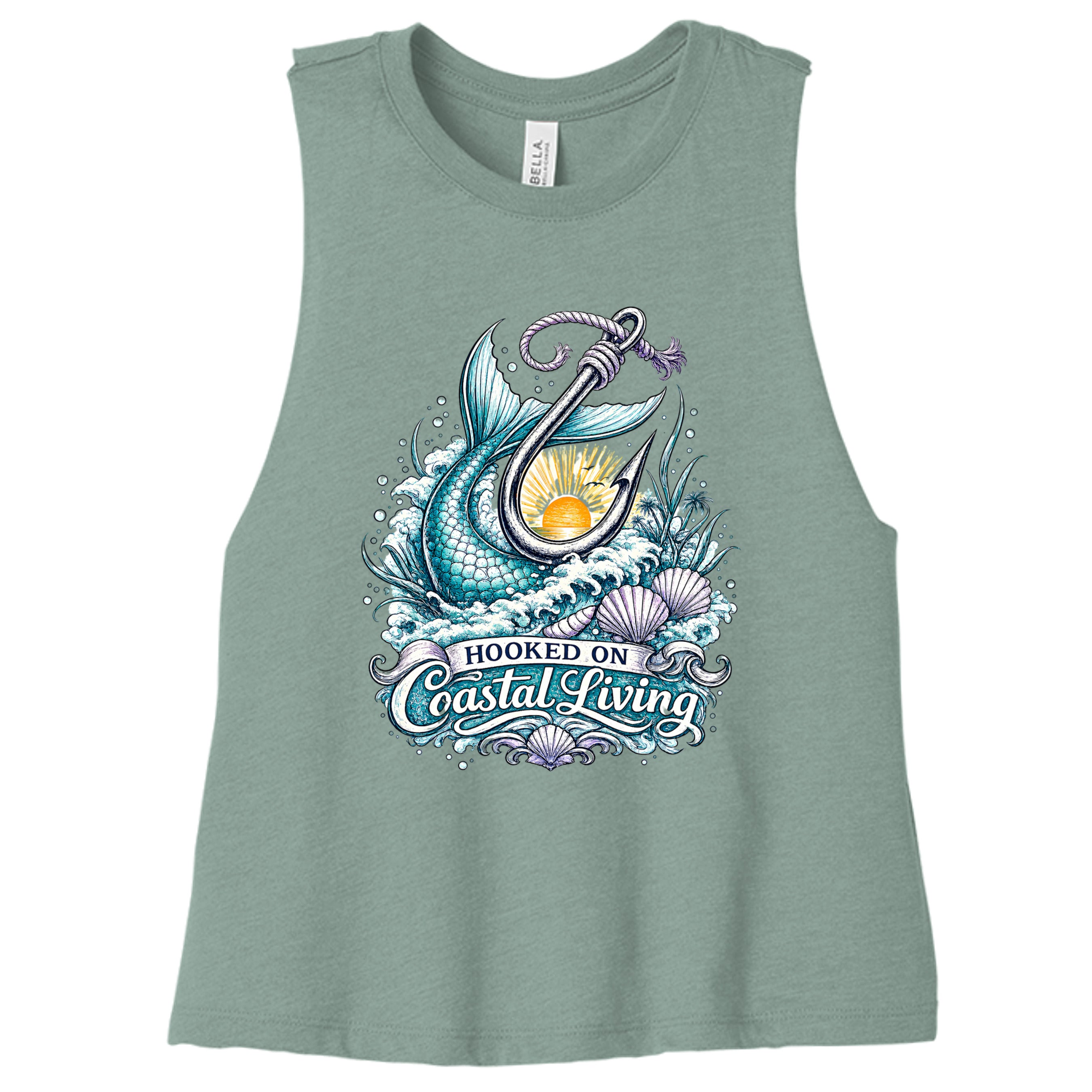 Heather Dusty Blue - 6682 - FRONT