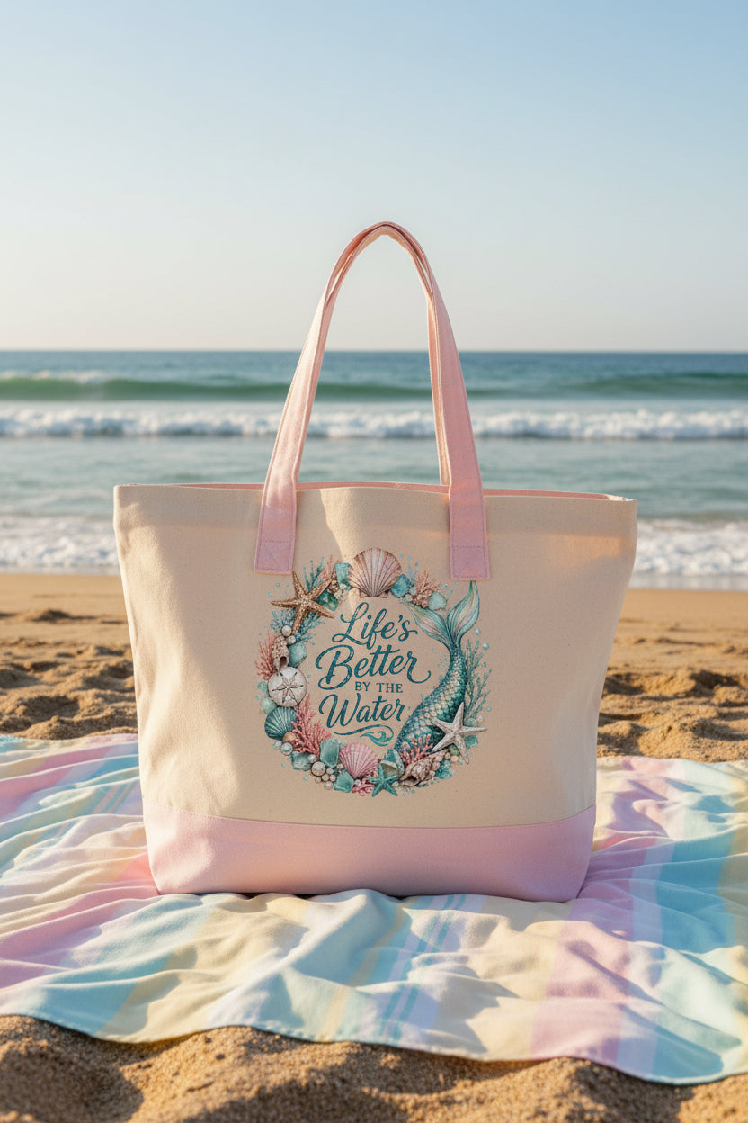 Life's better by the water Tote