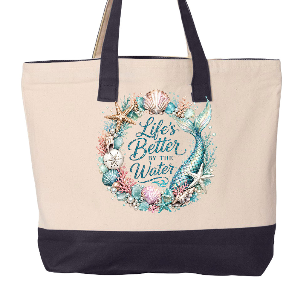 Natural/ Navy - Q1300 - BACK