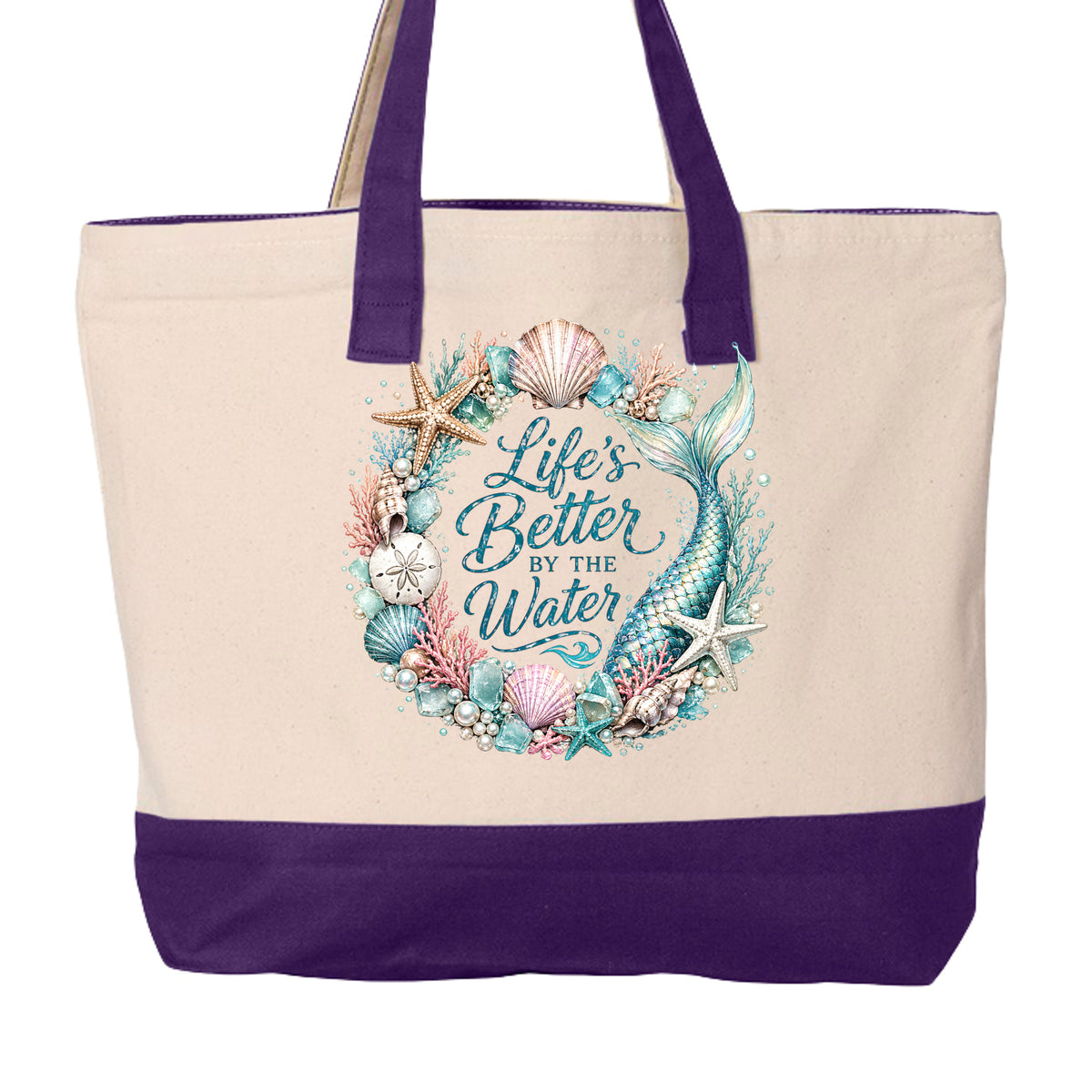 Natural/ Purple - Q1300 - BACK