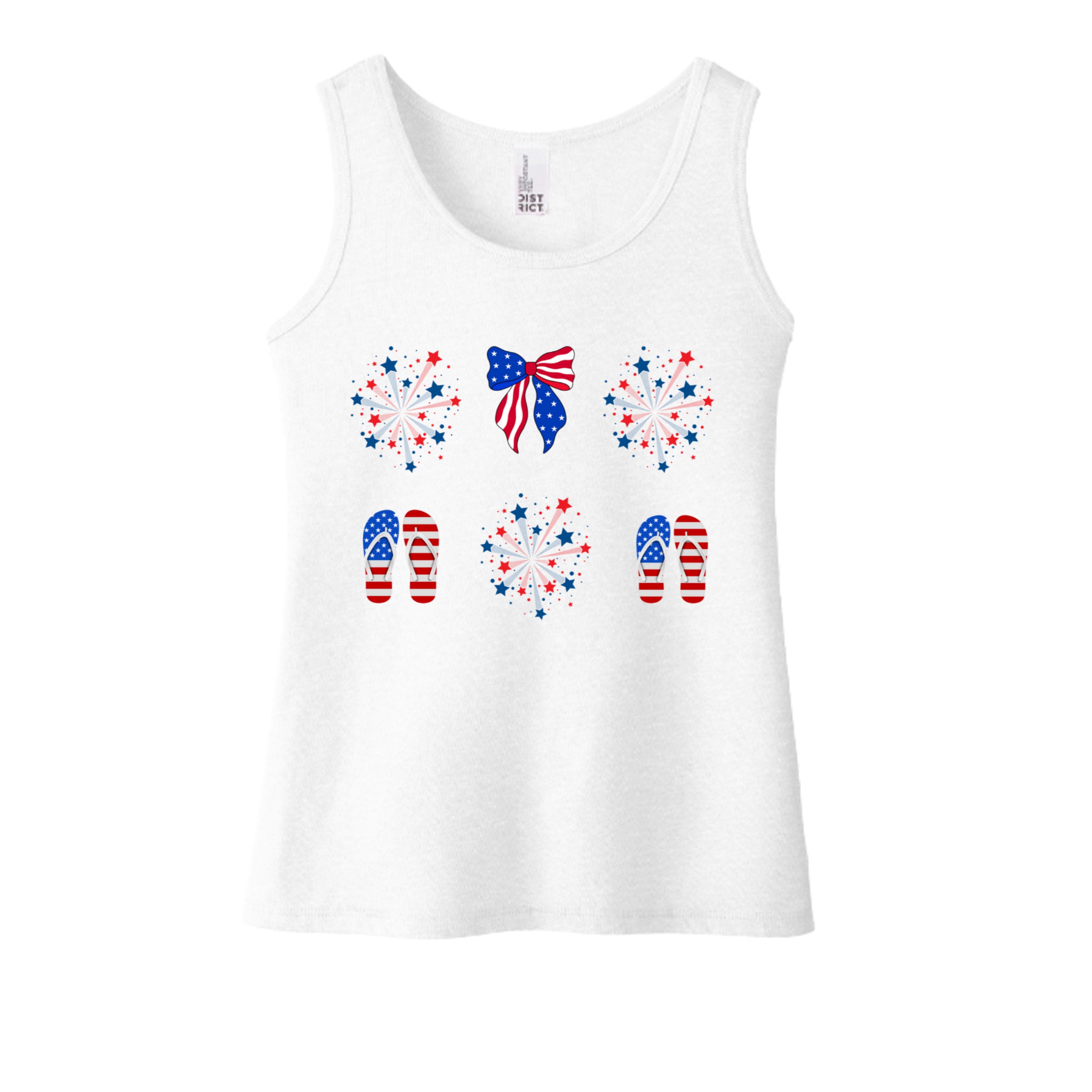 Girl's Stars & Flipflops Tank