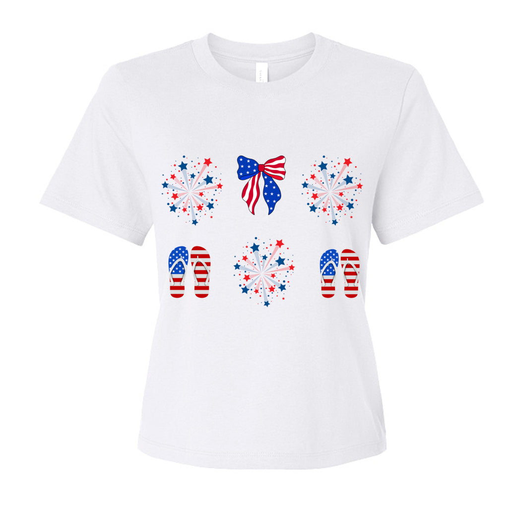 Women's Stars and Flipflops Tee