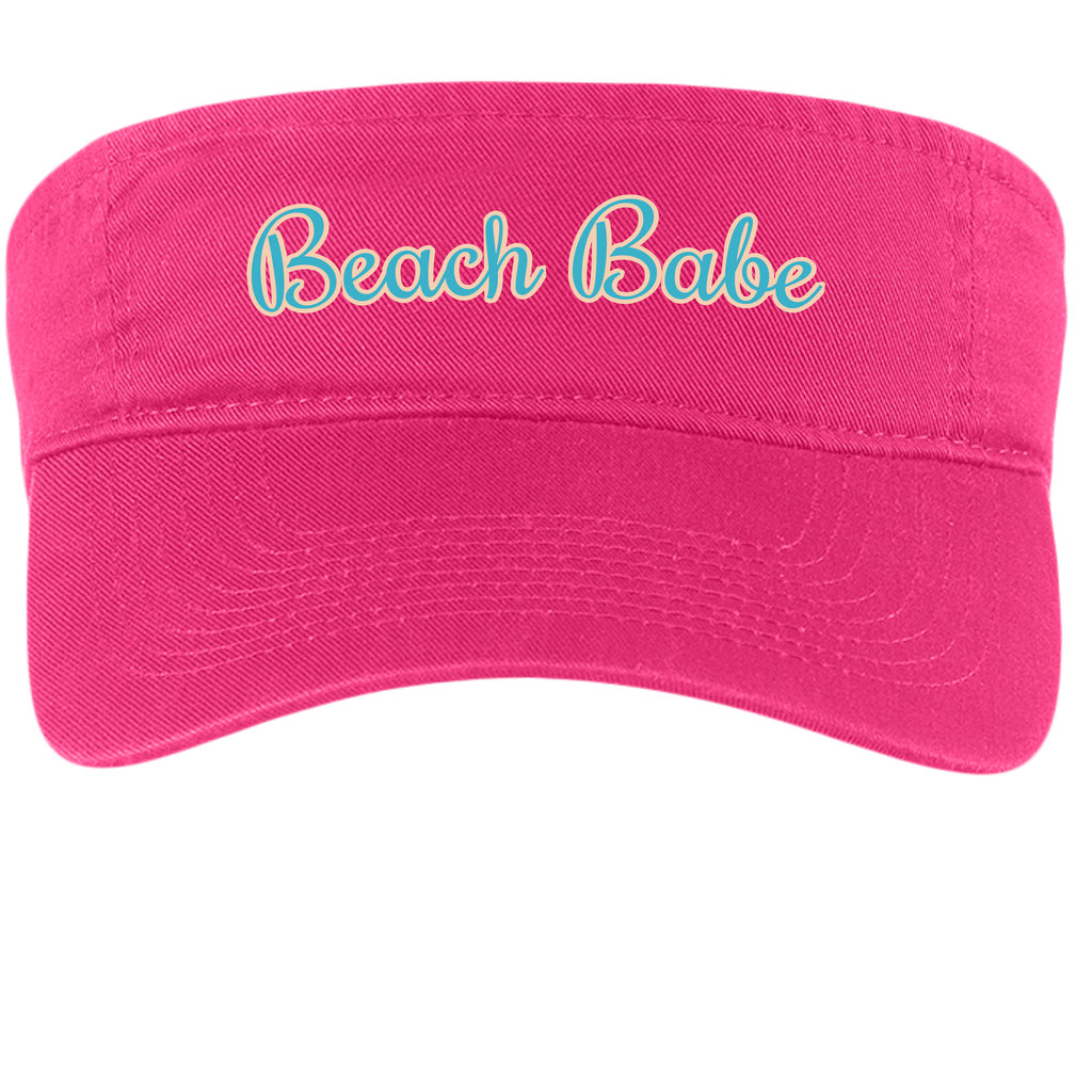 Beach babe sun visor
