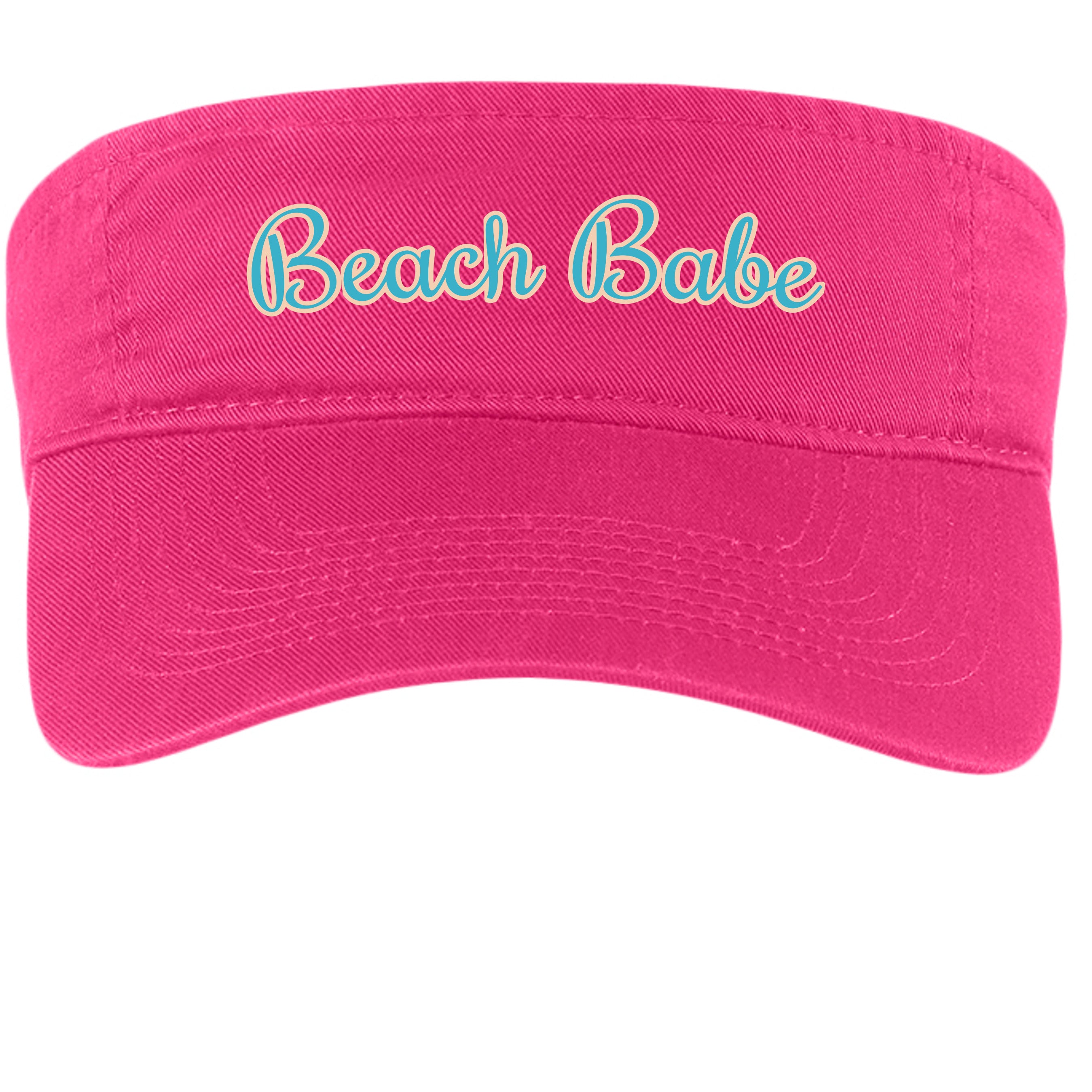 Beach babe sun visor