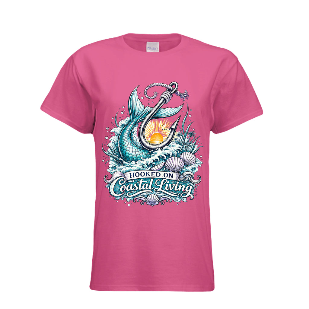 Women's hooked on Coastal living T- Shirt