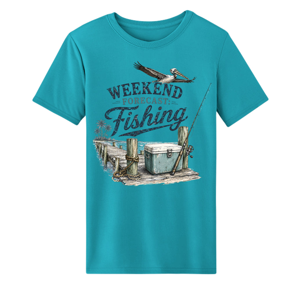 Men/Women's Weekend forecast fishing T-Shirt
